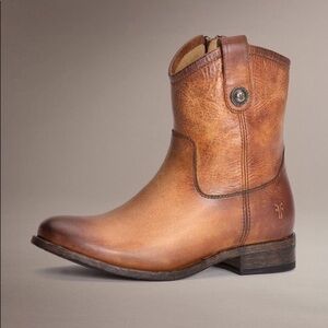 Frye Leather Ankle Boots EUC